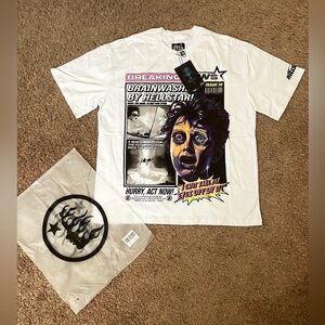Hellstar Studios "Breaking News" White T-shirt Size: L - NWT